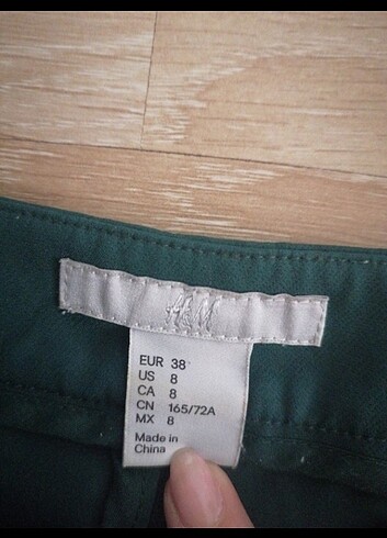 H&M H&M koyu yeşil pantolon 