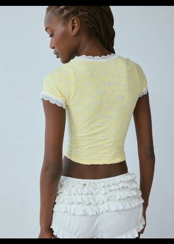 m Beden dantelli crop