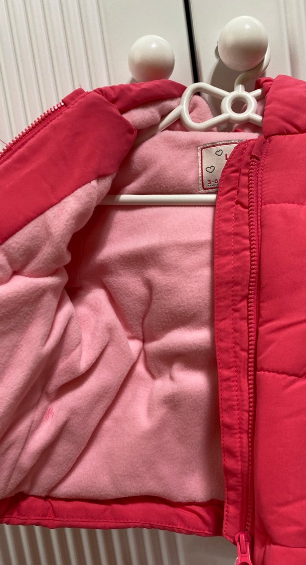 Pembe Kapüşonlu Bebek Tulumu - Görsel 3