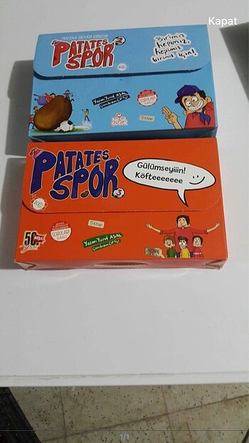 Patates spor set