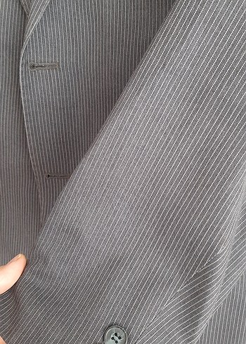54 Beden gri Renk Gri Erkek Takım Ceketi