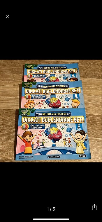 Dikkati güçlendirme seti