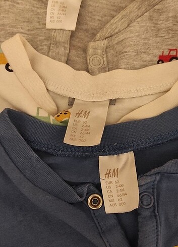 Cok temiz h&m ayaksiz tulumlar