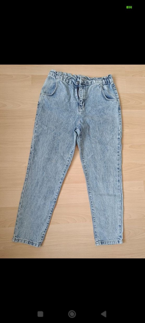 LCW Kız Çocuk Taşlanmış Jeans  Pantolon - Görsel 2