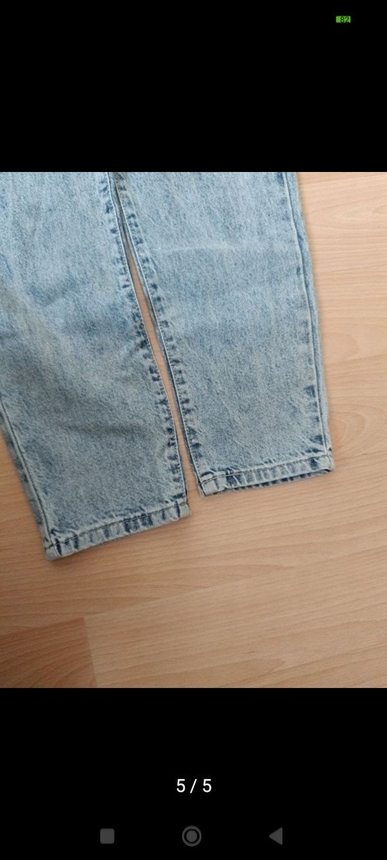 LCW Kız Çocuk Taşlanmış Jeans  Pantolon - Görsel 4
