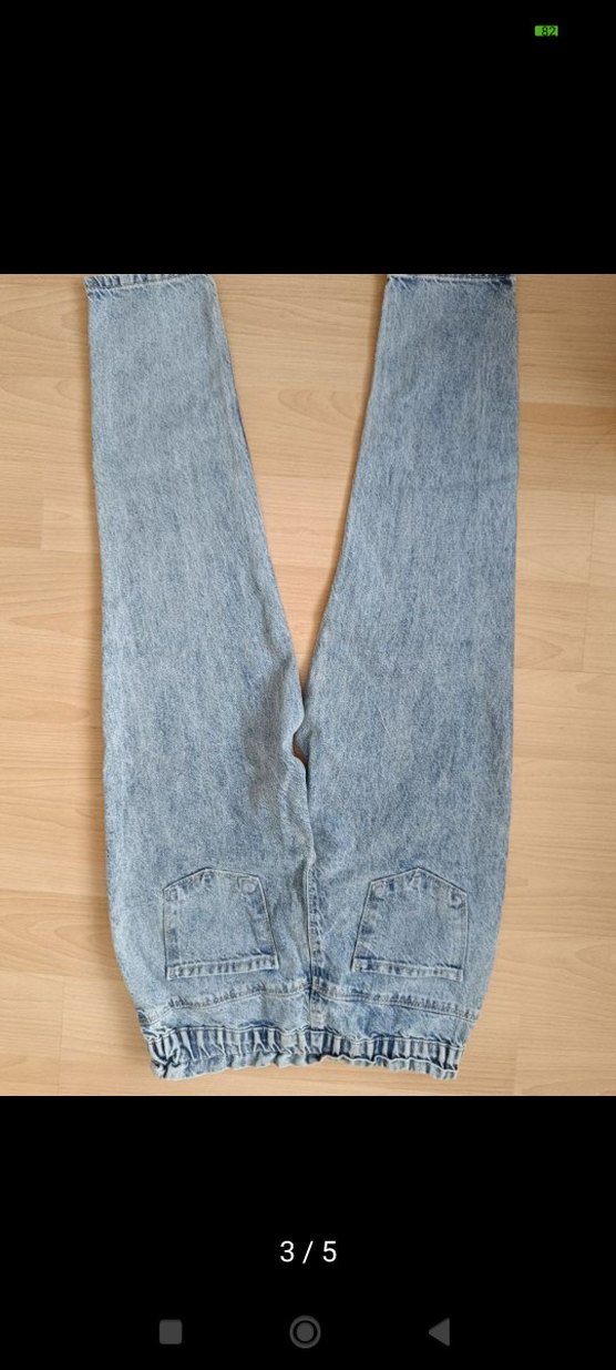 LCW Kız Çocuk Taşlanmış Jeans  Pantolon - Görsel 3