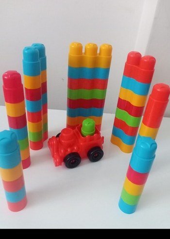 Renkli Lego Bloklar Seti XL büyük parcali - Görsel 3