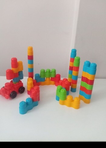 Renkli Lego Bloklar Seti XL büyük parcali - Görsel 2