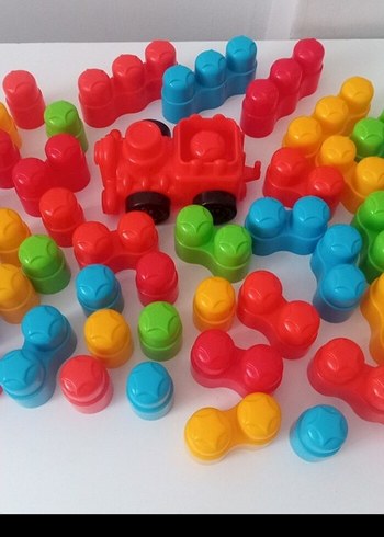 Renkli Lego Bloklar Seti XL büyük parcali - Görsel 5