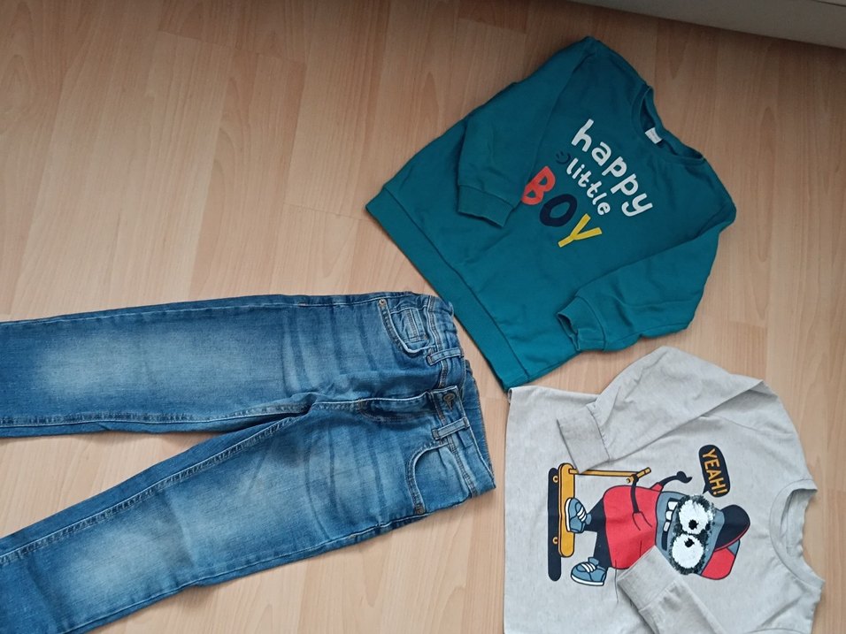 Erkek Çocuk3'lu  Jeans +Sweat - Görsel 3