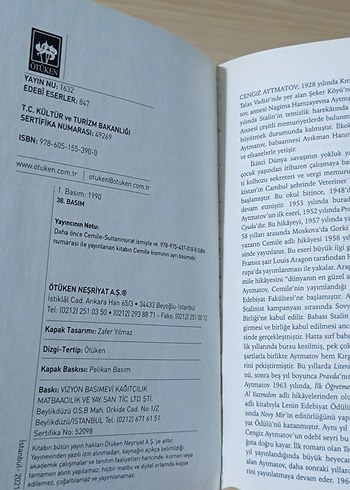 Cemile - Cengiz Aytmatov Roman - Görsel 3