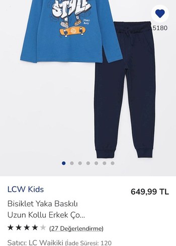 LcWakiki Erkek Çocuk Eşofman Takımı - Görsel 4