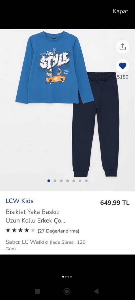 LcWakiki Erkek Çocuk Eşofman Takımı - Görsel 4