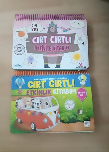 CırtCırtlıEtkinlik+Aktivite Kitabi 2adet