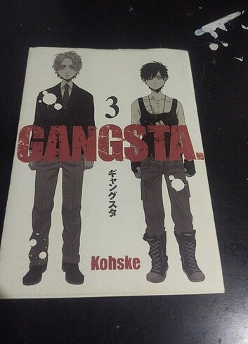 gangsta 3. Cild manga 