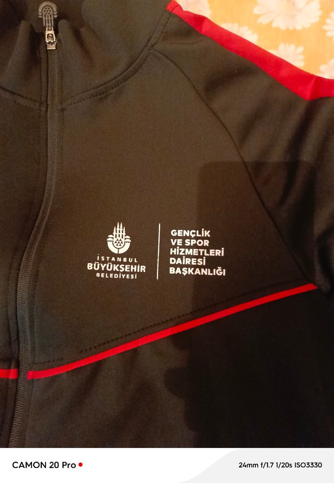 Bordo Spor Malzemesi Yaka Rozeti - Görsel 2