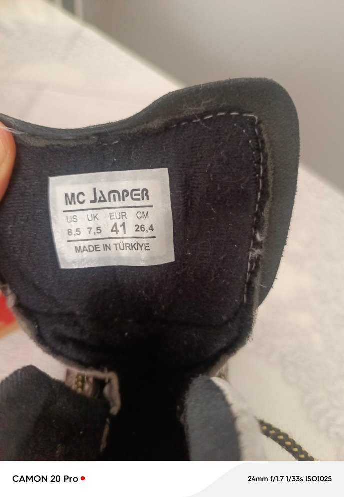 Siyah Erkek Outdoor Botları Bağcıklı - Görsel 2