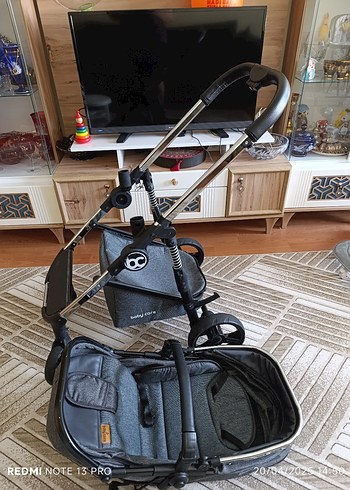 Gri Bebek Arabası - Görsel 4