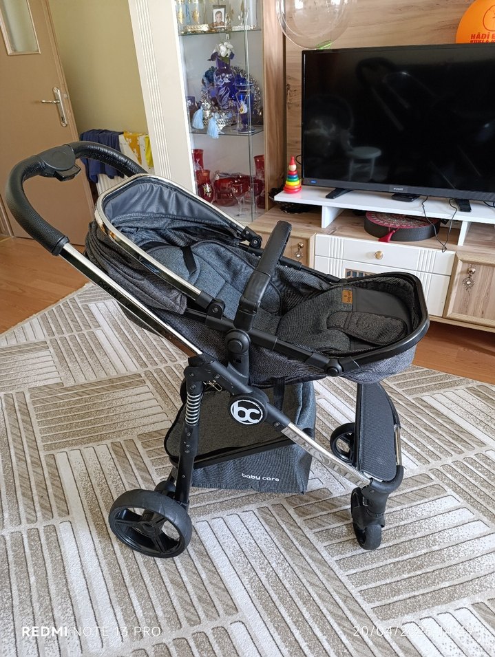 Gri Bebek Arabası - Görsel 2