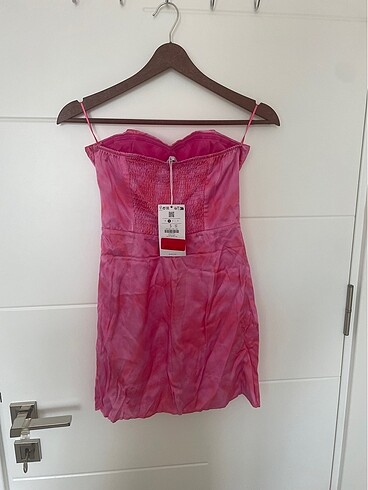 s Beden Bershka pembe barbie elbise