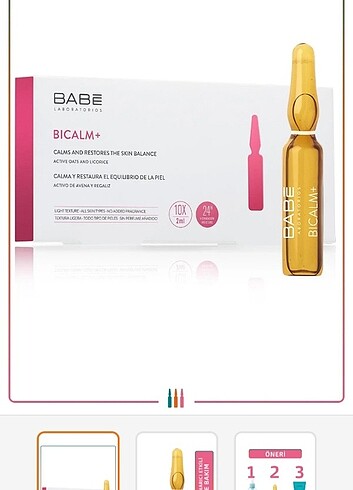 Babe bicalm cilt serum 