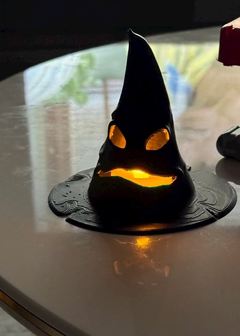 Beden Siyah Cadı Şapkası Dekoratif Figürler halloween