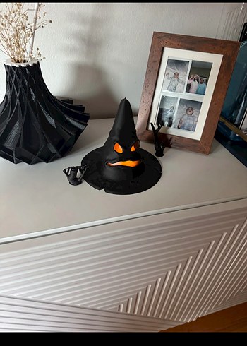 Diğer Siyah Cadı Şapkası Dekoratif Figürler halloween