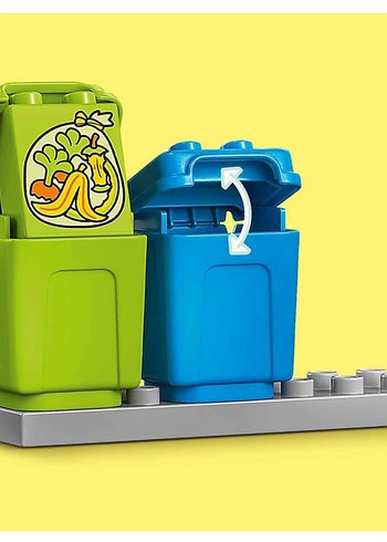  Beden Renk Lego Duplo geri dönüşüm kamyonu