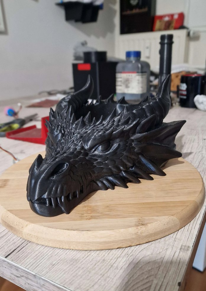 Ejderha kafalı masa üstü düzenleyici - Görsel 5