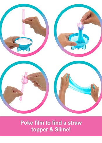 Barbie Pop Reveal Shakes Serisi bebek ve aksesuar seti - Görsel 8