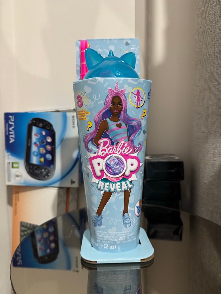 Barbie Pop Reveal Shakes Serisi bebek ve aksesuar seti - Görsel 2