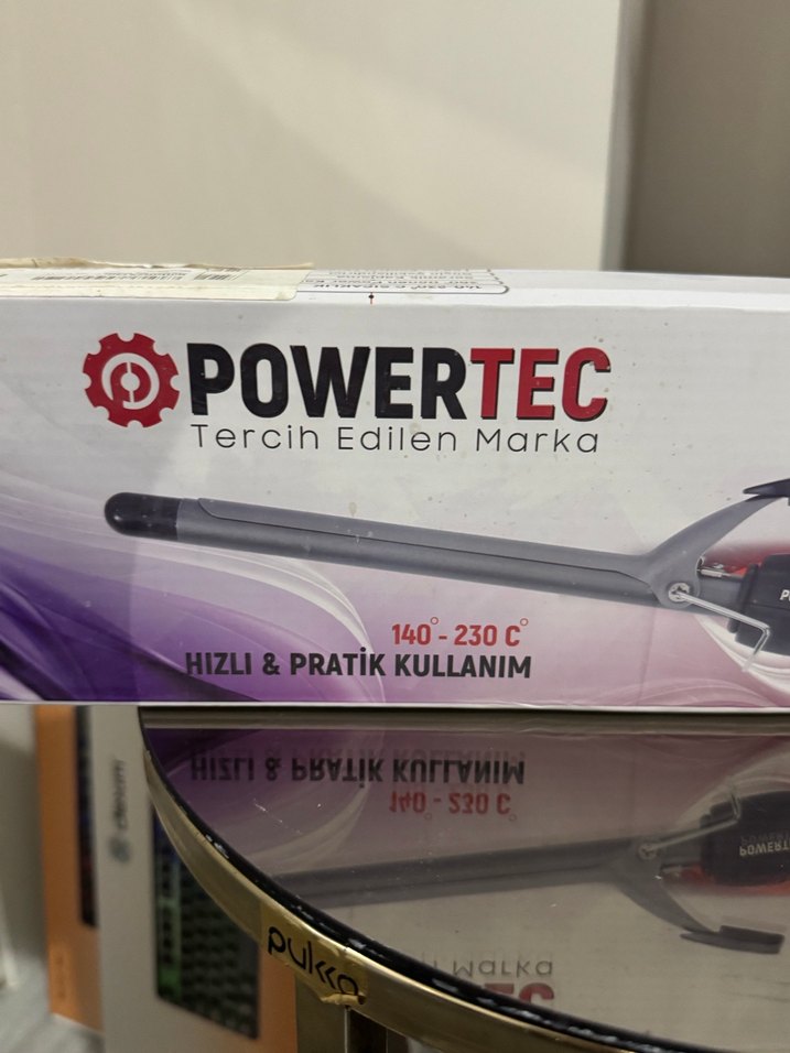 Powertec Profesyonel Siyah Saç Maşası - Görsel 3