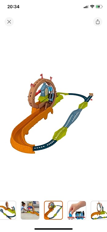 Beden Renk Fisher Price Thomas ve Arkadaşları - Çemberde Dönüş Eğlencesi Oy