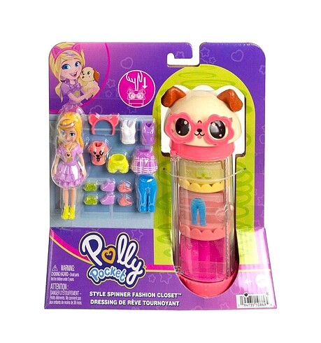 Beden Renk Polly pocket moda eğlencesi oyun seti