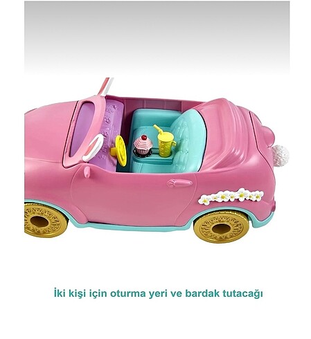 Beden Renk Enchantimals tavşancık araba