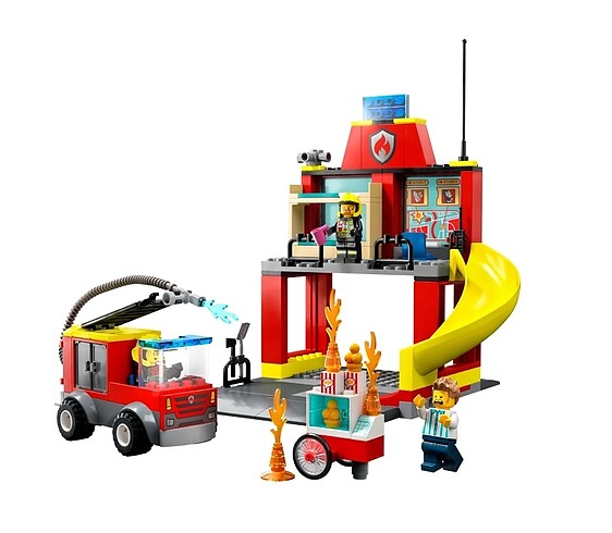  Beden Renk Lego city itfaiye merkezi ve kamyonu
