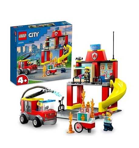  Beden Lego city itfaiye merkezi ve kamyonu