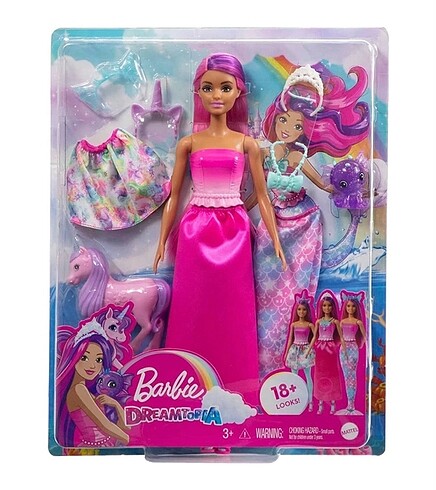 Beden Barbie dreamtopia bebek ve aksesuarları