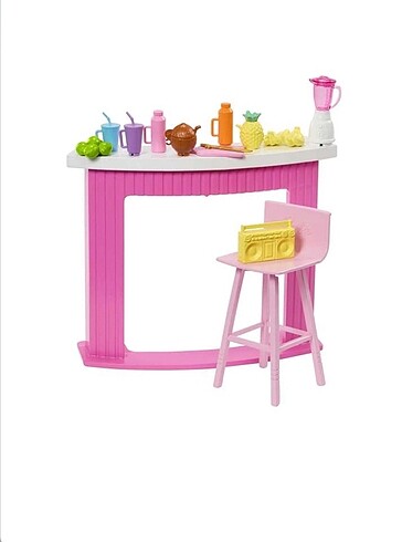 Beden Barbie içecek standı aksesuarları