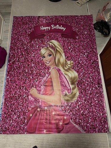Barbie doğum günü afişi 150x200