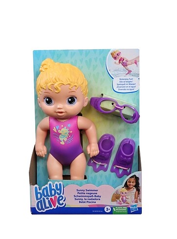  Beden Renk Baby alive yüzücü bebek