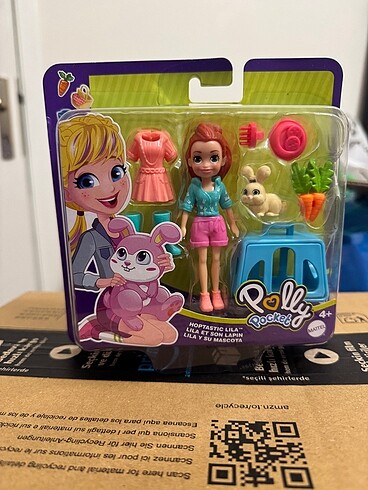 Polly pocket ve hayvan dostu oyun seti