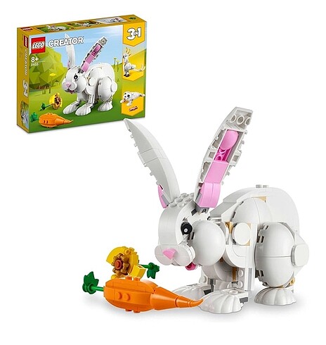  Beden Lego Creator 3?ü 1 Arada Beyaz Tavşan