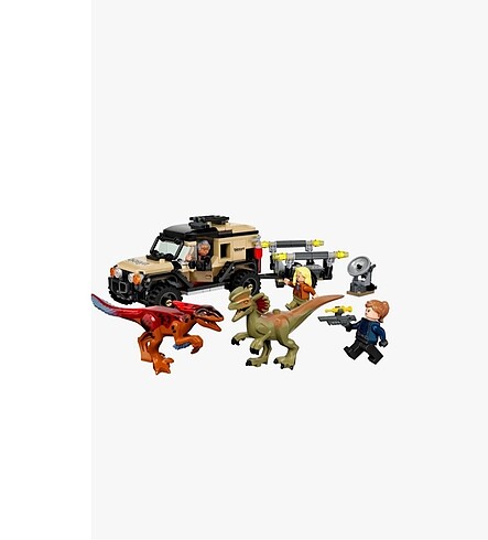  Beden Renk Jurassic World Pyroraptor ve Dilophosaurus Nakliyes