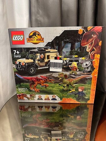  Beden Jurassic World Pyroraptor ve Dilophosaurus Nakliyes