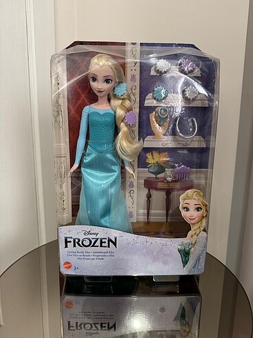 Elsa bebek 30 cm ve aksesuarları