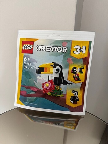 Lego tropikal tukan kuşu 59 parça
