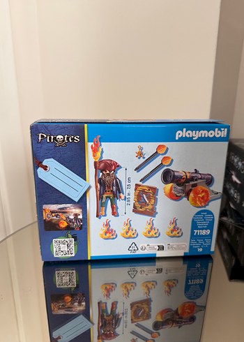 Beden PLAYMOBIL of The Carribean korsan ve ateş topu, çok renkli