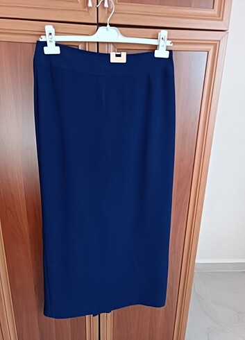 Lacivert kalem etek - Görsel 3