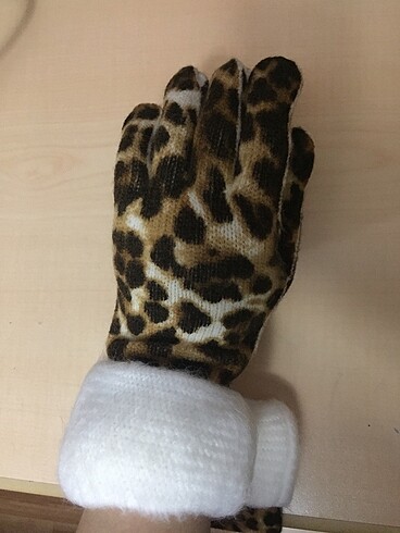 Kadın Oriflame Leoparlı Eldiven
